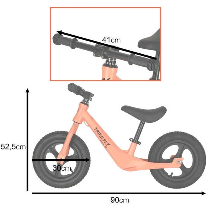 Rowerek biegowy trike fix active x2